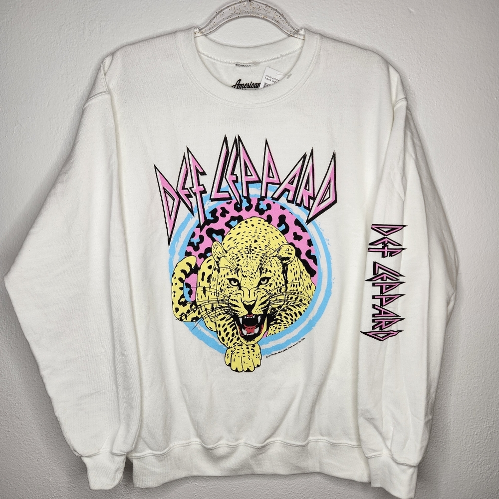 Def Leppard Band Sweatshirt Prowl Graphic